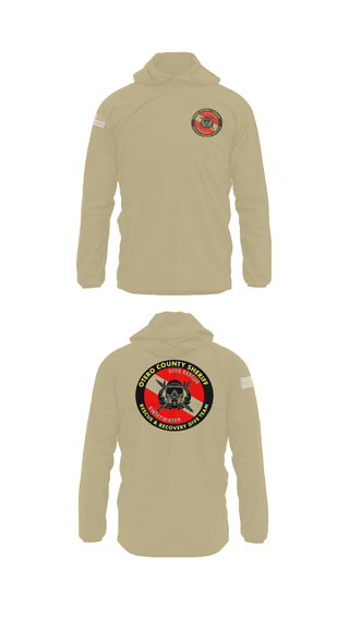 Windbreaker, Otero County Sheriff, Police, Teamtime, Team time, sublimation, custom sports apparel, team uniforms, spirit wear, spiritwear, sports uniforms, custom shirts, team store, custom team store, fundraiser sports, apparel fundraiser