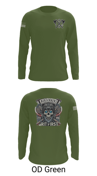 Long Sleeve Performance Shirt, Baker 3-509th 3rd Plt 1st squad, Army, Teamtime, Team time, sublimation, custom sports apparel, team uniforms, spirit wear, spiritwear, sports uniforms, custom shirts, team store, custom team store, fundraiser sports, apparel fundraiser