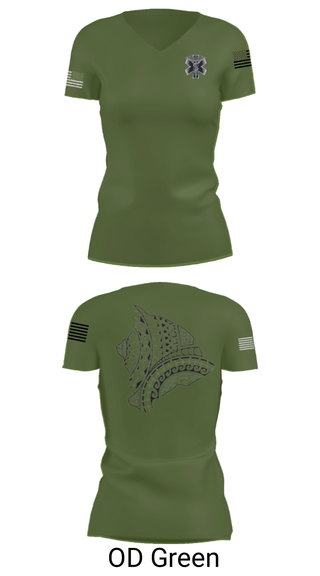 Women's Short Sleeve Vneck Shirt, MEDICS, National Guard, Teamtime, Team time, sublimation, custom sports apparel, team uniforms, spirit wear, spiritwear, sports uniforms, custom shirts, team store, custom team store, fundraiser sports, apparel fundraiser