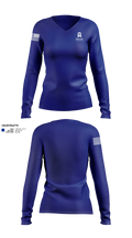 Hancock Claims Consultants 70832190 Women's Long Sleeve V-neck Shirt - 40