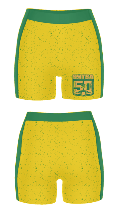 San Mateo Youth Softball Association 93293727 Women's Compression Shorts - 26