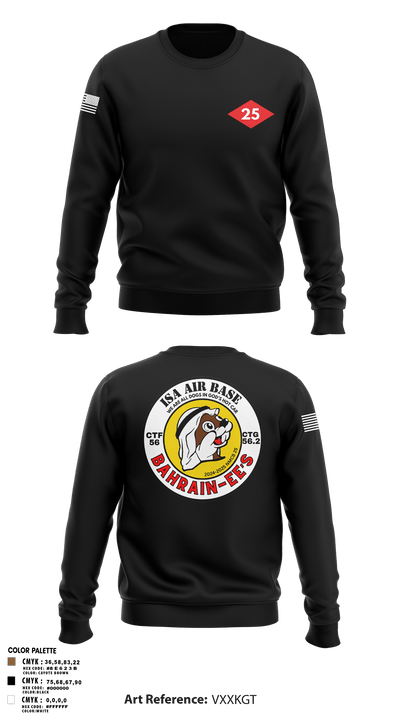 NMCB 25 CTG 56.2 1038255 Crew Neck Sweatshirt - 107