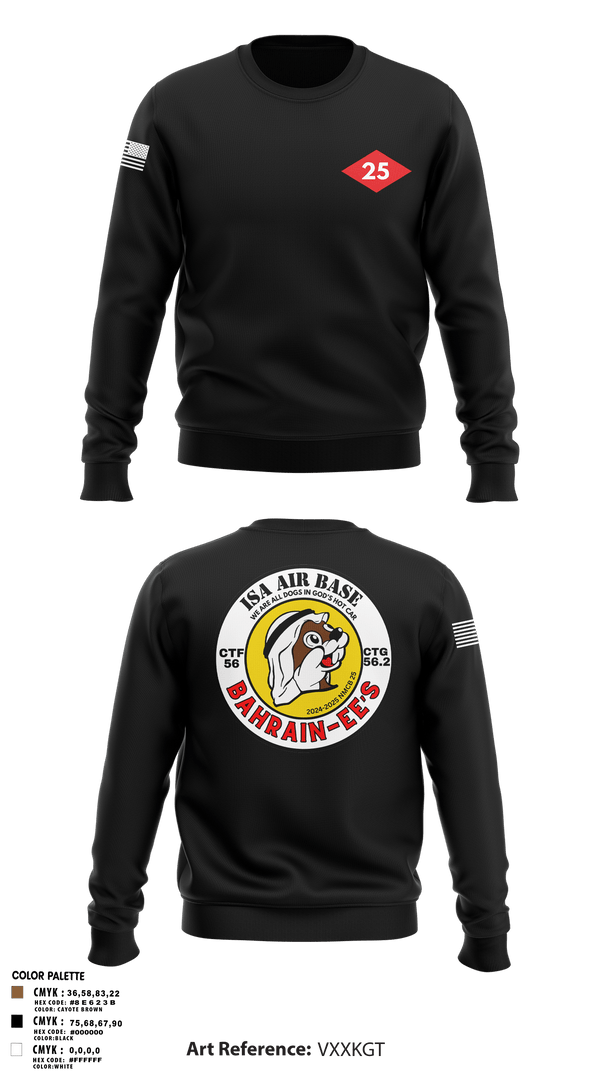 Crew Neck Sweatshirt, NMCB 25 CTG 56.2, Navy, Teamtime, Team time, sublimation, custom sports apparel, team uniforms, spirit wear, spiritwear, sports uniforms, custom shirts, team store, custom team store, fundraiser sports, apparel fundraiser