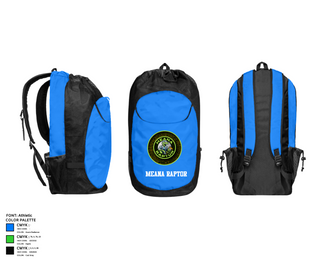 Gear Bag, meana raptor, Golf, Teamtime, Team time, sublimation, custom sports apparel, team uniforms, spirit wear, spiritwear, sports uniforms, custom shirts, team store, custom team store, fundraiser sports, apparel fundraiser
