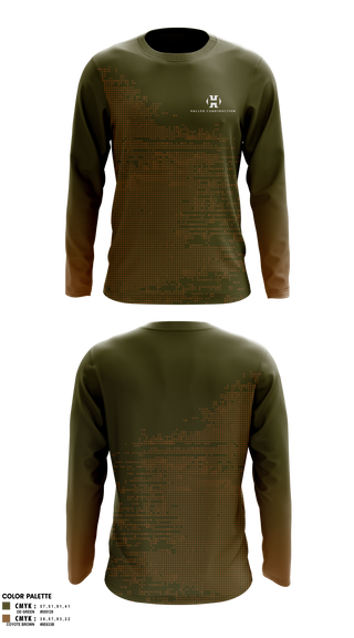 Long Sleeve Performance Shirt, Haller Construction LLC, , Teamtime, Team time, sublimation, custom sports apparel, team uniforms, spirit wear, spiritwear, sports uniforms, custom shirts, team store, custom team store, fundraiser sports, apparel fundraiser