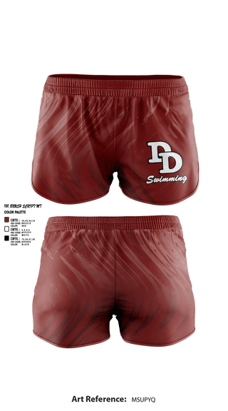 Womens Shorts, David Douglas High School Swimming, Swimming, Teamtime, Team time, sublimation, custom sports apparel, team uniforms, spirit wear, spiritwear, sports uniforms, custom shirts, team store, custom team store, fundraiser sports, apparel fundraiser