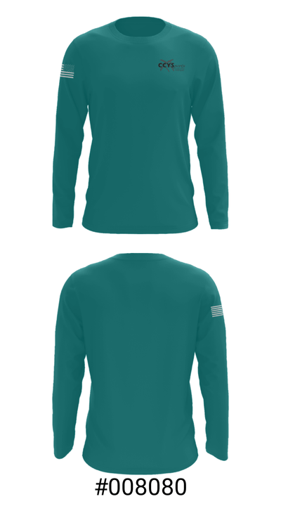 Copper Cities Youth Sports 81576985 Long Sleeve Performance Shirt - 45