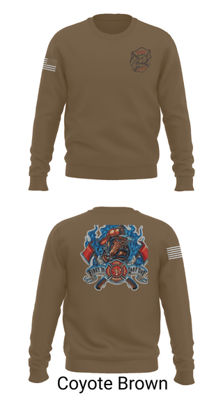 Crew Neck Sweatshirt, Golden Fire Dept., , Teamtime, Team time, sublimation, custom sports apparel, team uniforms, spirit wear, spiritwear, sports uniforms, custom shirts, team store, custom team store, fundraiser sports, apparel fundraiser