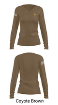 BAD BET 2-12 CAV 3701535 Women's Long Sleeve V-neck Shirt - 17