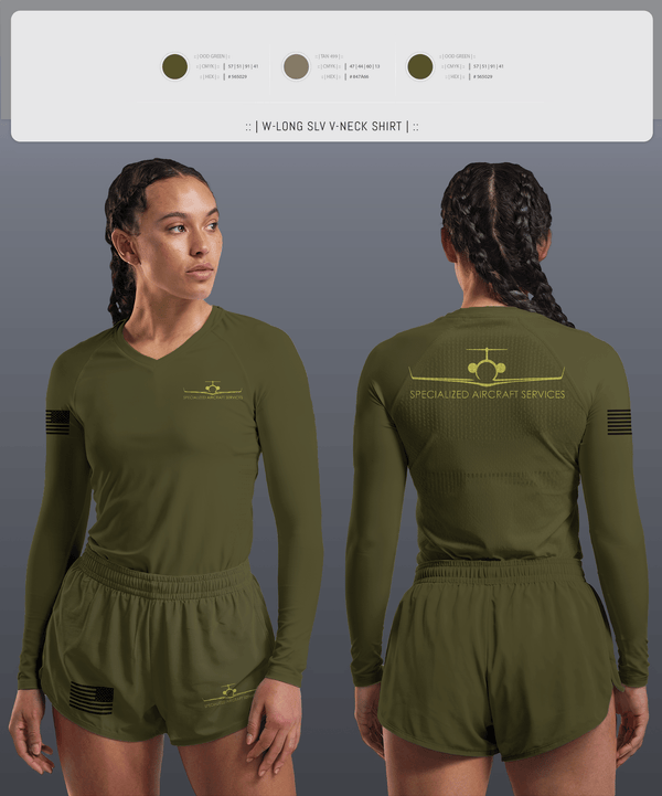 Womens Long Sleeve Vneck Shirt 1, Ascendas Aerospace, , Teamtime, Team time, sublimation, custom sports apparel, team uniforms, spirit wear, spiritwear, sports uniforms, custom shirts, team store, custom team store, fundraiser sports, apparel fundraiser