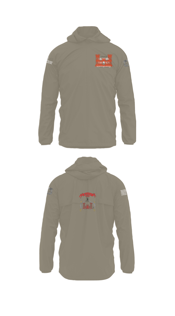 Windbreaker, 1138th SAPPER Company, Army, Teamtime, Team time, sublimation, custom sports apparel, team uniforms, spirit wear, spiritwear, sports uniforms, custom shirts, team store, custom team store, fundraiser sports, apparel fundraiser