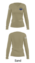 USS ALBANY SSN-753 81677877 Women's Long Sleeve V-neck Shirt - 92