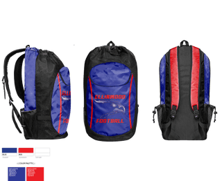 Gear Bag, Ellinwood High School Football, Football, Teamtime, Team time, sublimation, custom sports apparel, team uniforms, spirit wear, spiritwear, sports uniforms, custom shirts, team store, custom team store, fundraiser sports, apparel fundraiser