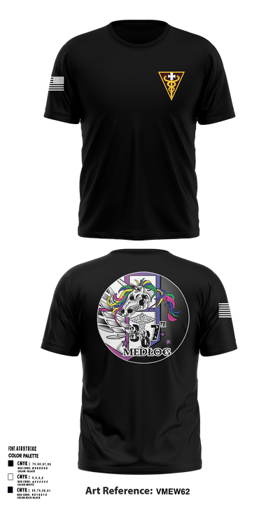 387 Medical Logistics Company 33490288 Short Sleeve Performance Shirt - 1