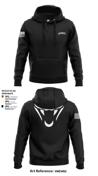 Hoodie, RookVIPERS, Army, Teamtime, Team time, sublimation, custom sports apparel, team uniforms, spirit wear, spiritwear, sports uniforms, custom shirts, team store, custom team store, fundraiser sports, apparel fundraiser