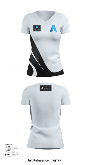 Womens Short Sleeve Vneck Shirt, Roam FIT, , Teamtime, Team time, sublimation, custom sports apparel, team uniforms, spirit wear, spiritwear, sports uniforms, custom shirts, team store, custom team store, fundraiser sports, apparel fundraiser