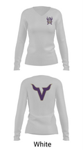 Valencia High School Basketball 51770721 Women's Long Sleeve V-neck Shirt - 16