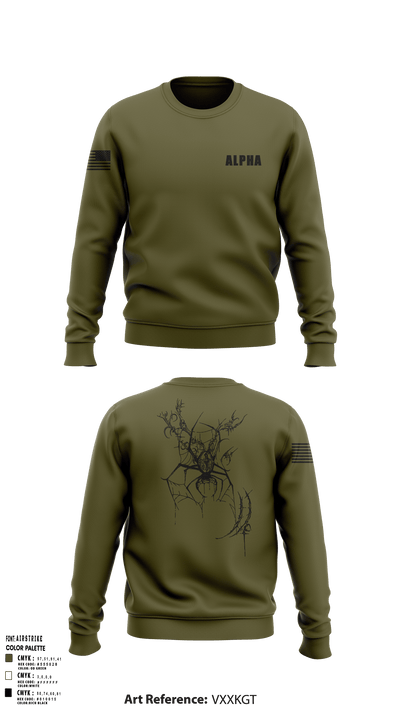 Alpha 373240 Crew Neck Sweatshirt - 127