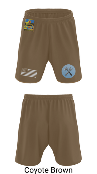 Athletic Shorts With Pockets, HHD, 415th Military Intelligence Battalion, National Guard, Teamtime, Team time, sublimation, custom sports apparel, team uniforms, spirit wear, spiritwear, sports uniforms, custom shirts, team store, custom team store, fundraiser sports, apparel fundraiser