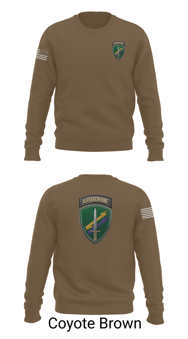 Crew Neck Sweatshirt, 443 CA B Co, , Teamtime, Team time, sublimation, custom sports apparel, team uniforms, spirit wear, spiritwear, sports uniforms, custom shirts, team store, custom team store, fundraiser sports, apparel fundraiser