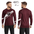Gentry High School Wrestling 21548656 Long Sleeve Performance Shirt - 2