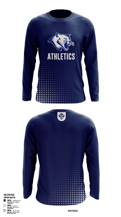 Thornton Middle School 78046273 Long Sleeve Performance Shirt 2