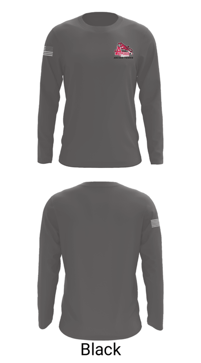 Archer High School Tennis 49257029 Long Sleeve Performance Shirt - 11