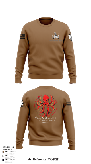 Crew Neck Sweatshirt, Kraken Defense Group, , Teamtime, Team time, sublimation, custom sports apparel, team uniforms, spirit wear, spiritwear, sports uniforms, custom shirts, team store, custom team store, fundraiser sports, apparel fundraiser