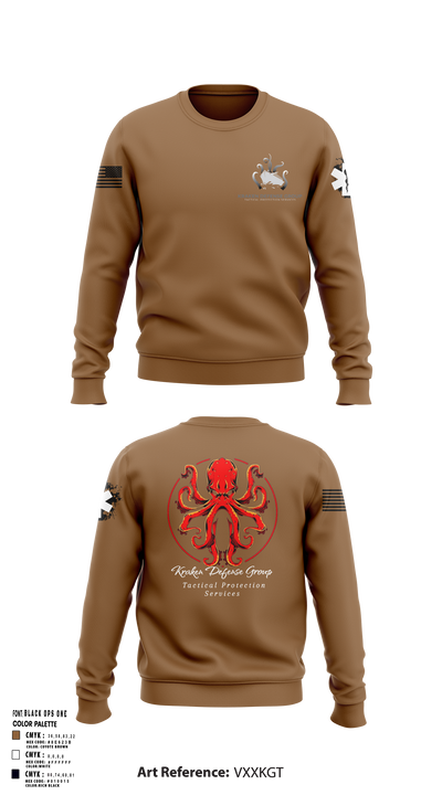 Kraken Defense Group 92519053 Crew Neck Sweatshirt - 111