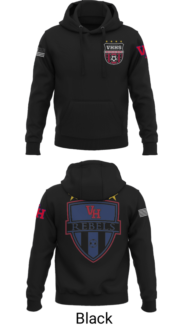Hoodie, Vestavia Rebels, Men's Soccer, Teamtime, Team time, sublimation, custom sports apparel, team uniforms, spirit wear, spiritwear, sports uniforms, custom shirts, team store, custom team store, fundraiser sports, apparel fundraiser