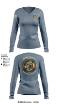Okinawa Provost Marshals office 46896651 Women's Long Sleeve V-neck Shirt - 8