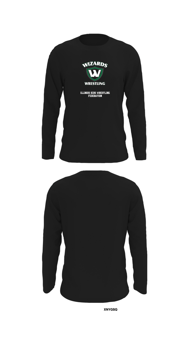 Long Sleeve Performance Shirt, Illinois Kids Wrestling Federation, Wrestling, Teamtime, Team time, sublimation, custom sports apparel, team uniforms, spirit wear, spiritwear, sports uniforms, custom shirts, team store, custom team store, fundraiser sports, apparel fundraiser