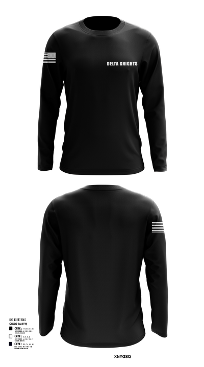 Delta Knights 65030164 Long Sleeve Performance Shirt 103