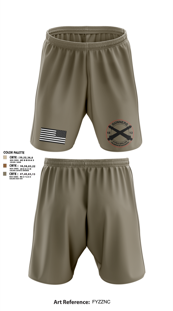 Athletic Shorts With Pockets, C-BTRY FDC, Army, Teamtime, Team time, sublimation, custom sports apparel, team uniforms, spirit wear, spiritwear, sports uniforms, custom shirts, team store, custom team store, fundraiser sports, apparel fundraiser