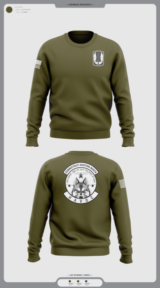 Crew Neck Sweatshirt, 1-169th E Company, National Guard, Teamtime, Team time, sublimation, custom sports apparel, team uniforms, spirit wear, spiritwear, sports uniforms, custom shirts, team store, custom team store, fundraiser sports, apparel fundraiser