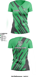 Effect Motorsport 20131501 Women's Short Sleeve V-neck Shirt - 2