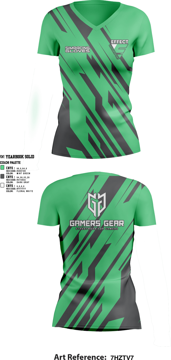 Womens Short Sleeve Vneck Shirt, Effect Motorsport, E-Sports, Teamtime, Team time, sublimation, custom sports apparel, team uniforms, spirit wear, spiritwear, sports uniforms, custom shirts, team store, custom team store, fundraiser sports, apparel fundraiser