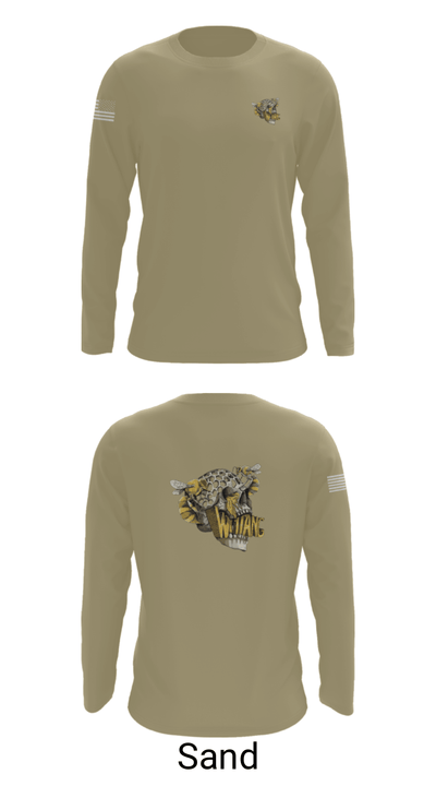 C-10 TRP white platoon 11255511 Long Sleeve Performance Shirt - 86