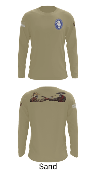 Long Sleeve Performance Shirt, 1-194 C Co, National Guard, Teamtime, Team time, sublimation, custom sports apparel, team uniforms, spirit wear, spiritwear, sports uniforms, custom shirts, team store, custom team store, fundraiser sports, apparel fundraiser