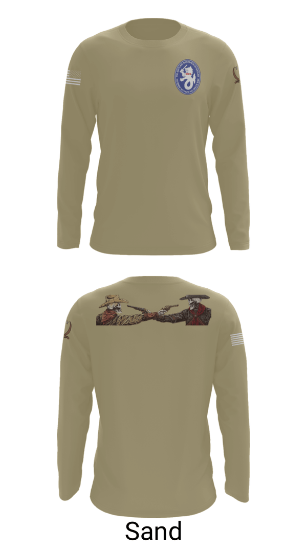 Long Sleeve Performance Shirt, 1-194 C Co, National Guard, Teamtime, Team time, sublimation, custom sports apparel, team uniforms, spirit wear, spiritwear, sports uniforms, custom shirts, team store, custom team store, fundraiser sports, apparel fundraiser