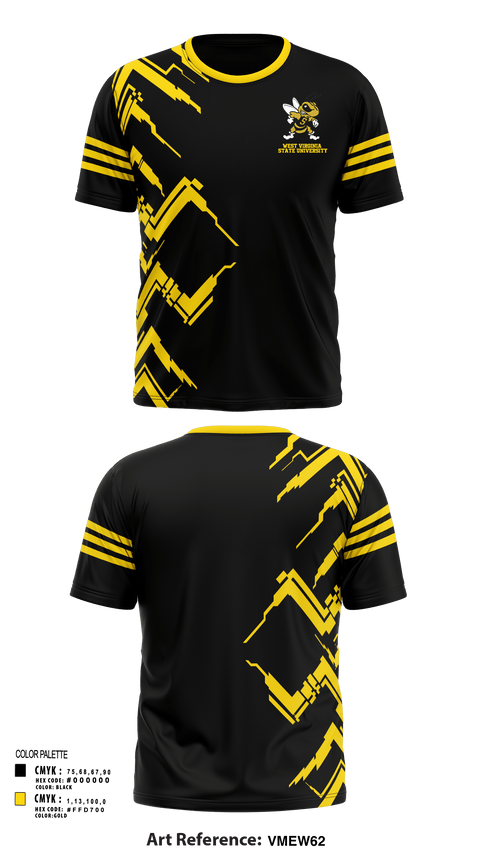Short Sleeve Performance Shirt, West Virginia State University Football, Football, Teamtime, Team time, sublimation, custom sports apparel, team uniforms, spirit wear, spiritwear, sports uniforms, custom shirts, team store, custom team store, fundraiser sports, apparel fundraiser