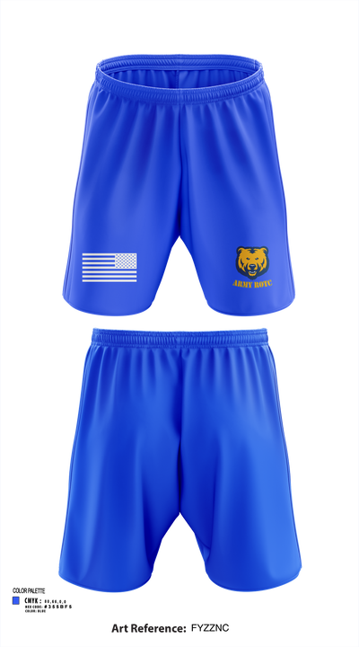 UNC BEARS 8989709 Athletic Shorts With Pockets - 124