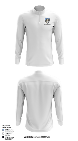 Quarter Zip Jacket, West Jordan High School Golf, Golf, Teamtime, Team time, sublimation, custom sports apparel, team uniforms, spirit wear, spiritwear, sports uniforms, custom shirts, team store, custom team store, fundraiser sports, apparel fundraiser