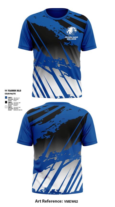 Short Sleeve Performance Shirt, Columbia Eagles, Men's Soccer, Teamtime, Team time, sublimation, custom sports apparel, team uniforms, spirit wear, spiritwear, sports uniforms, custom shirts, team store, custom team store, fundraiser sports, apparel fundraiser