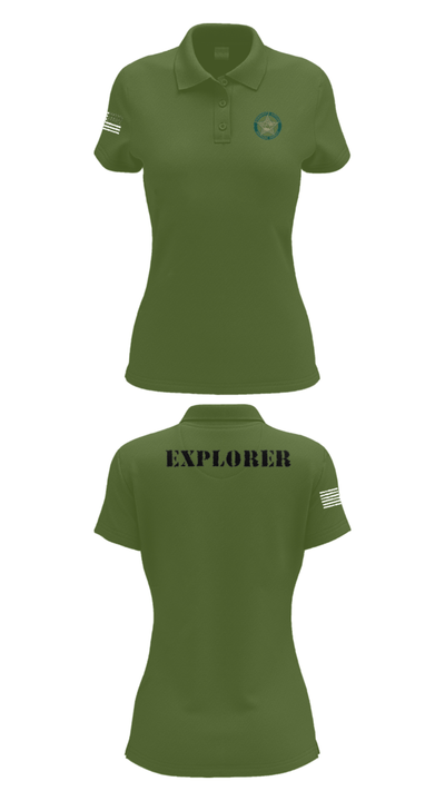 BSO Explorers 2103492 Women's Short Sleeve Performance Polo  - 52
