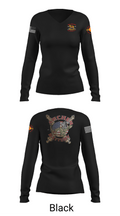 Archer Battery 2-2 FA 26774944 Women's Long Sleeve V-neck Shirt - 37