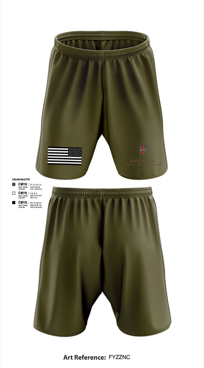 HAVOC INC 6408447 Athletic Shorts With Pockets - 47