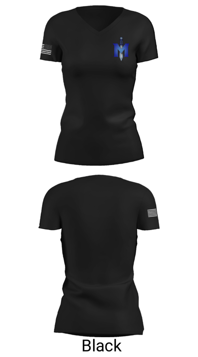 iMater Knights 12068030 Women's Short Sleeve V-neck Shirt - 14