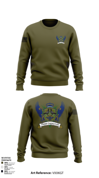 Crew Neck Sweatshirt, Pieper Legacy Loft, , Teamtime, Team time, sublimation, custom sports apparel, team uniforms, spirit wear, spiritwear, sports uniforms, custom shirts, team store, custom team store, fundraiser sports, apparel fundraiser