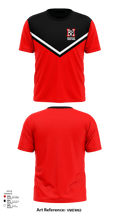 Moscow High School Cheer 68930214 Short Sleeve Performance Shirt - 114